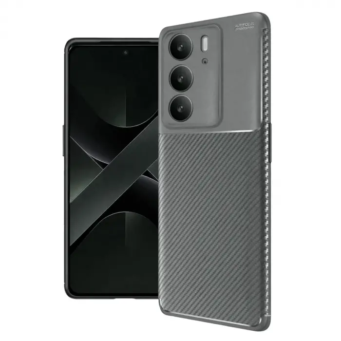 Realme C75 4g Auto Focus Karbon Kapak - Gri