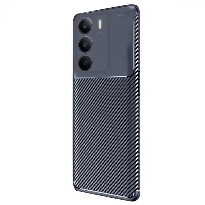 Realme C75 4g Auto Focus Karbon Kapak - Lacivert