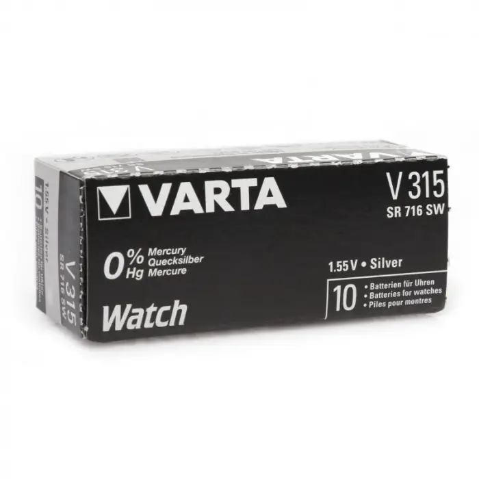 Renata 315 Sr716sw 1.55v Alkalin Saat Pili 10 Adet