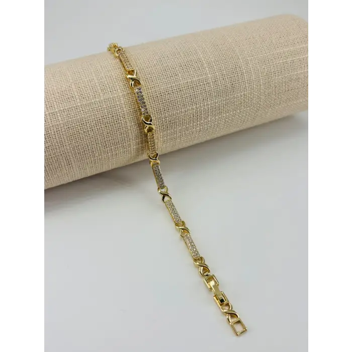Renk  Pirinç Cm Bileklik 17+2 Cm  - Kbl0485