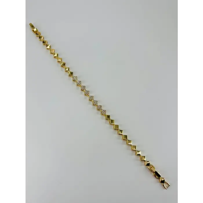 Renk  Pirinç Cm Bileklik 17+2 Cm  - Kbl0491