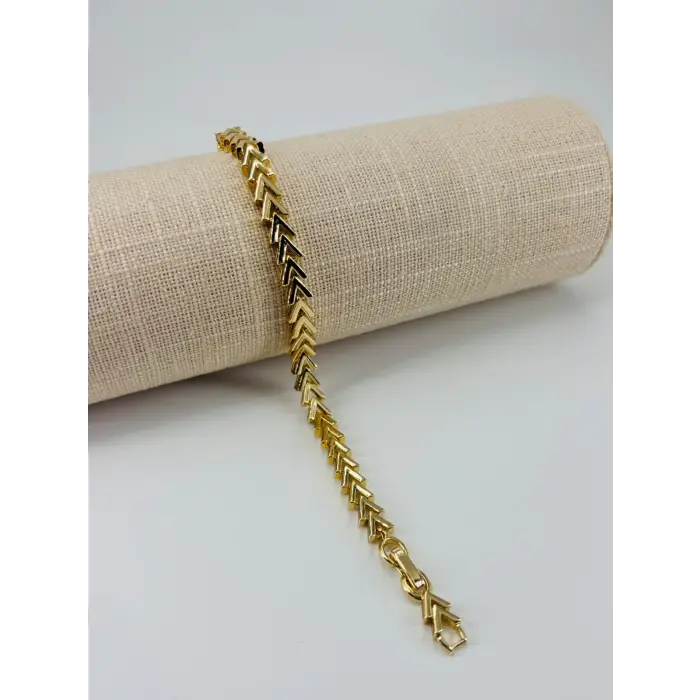 Renk  Pirinç Cm Bileklik 17+2 Cm  - Kbl0493