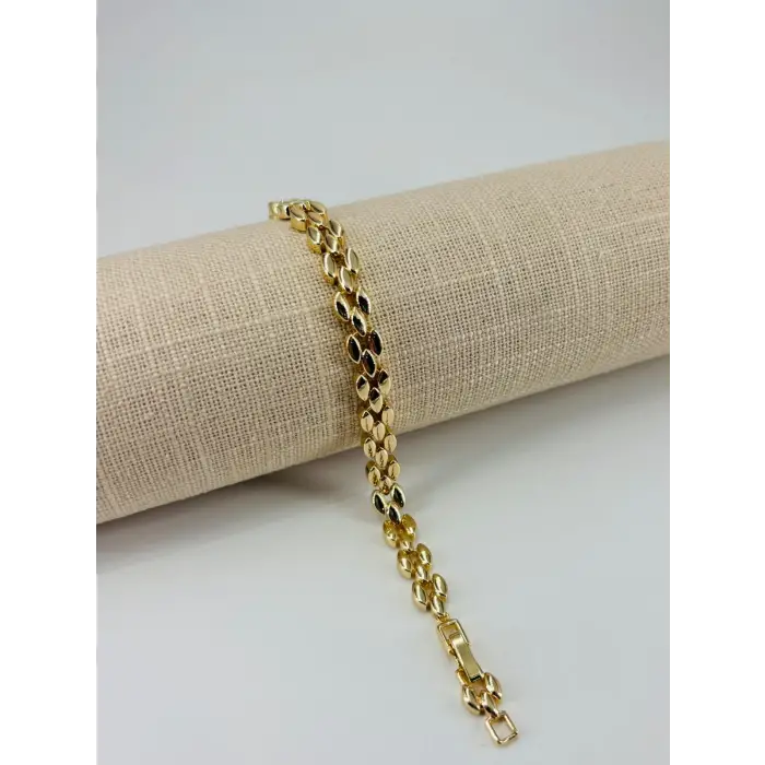 Renk  Pirinç Cm Bileklik 17+2 Cm  - Kbl0501