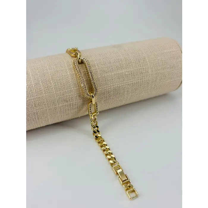 Renk  Pirinç Cm Bileklik 17+2 Cm  - Kbl0503