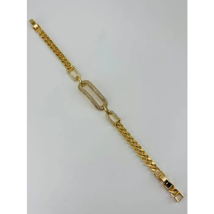 Renk  Pirinç Cm Bileklik 17+2 Cm  - Kbl0503
