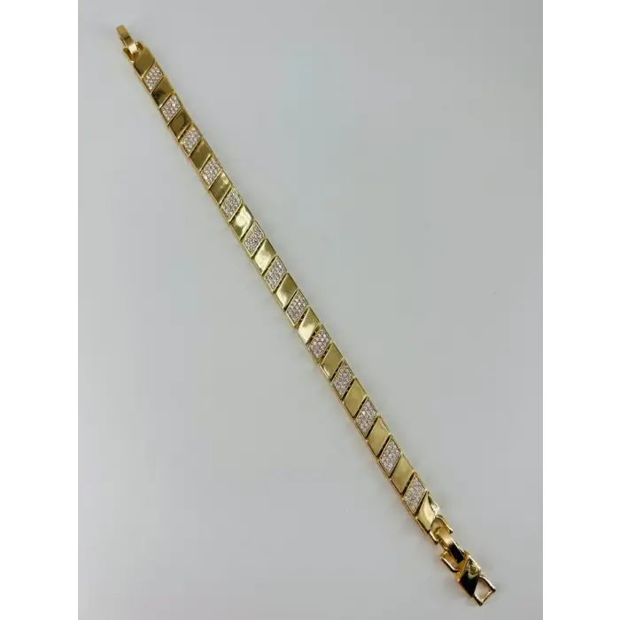 Renk  Pirinç Cm Bileklik 17+2 Cm  - Kbl0514