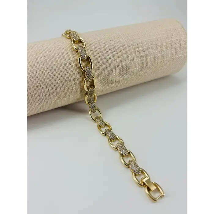 Renk  Pirinç Cm Bileklik 17+2 Cm  - Kbl0517