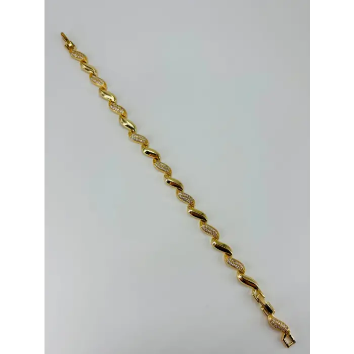 Renk  Pirinç Cm Bileklik 17+2 Cm  - Kbl0518