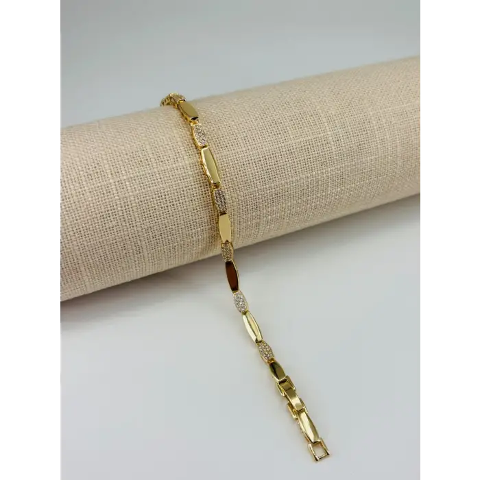 Renk  Pirinç Cm Bileklik 17+2 Cm  - Kbl0519