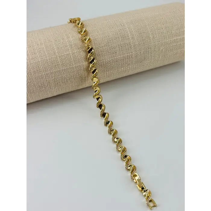Renk  Pirinç Cm Bileklik 17+2 Cm  - Kbl0522