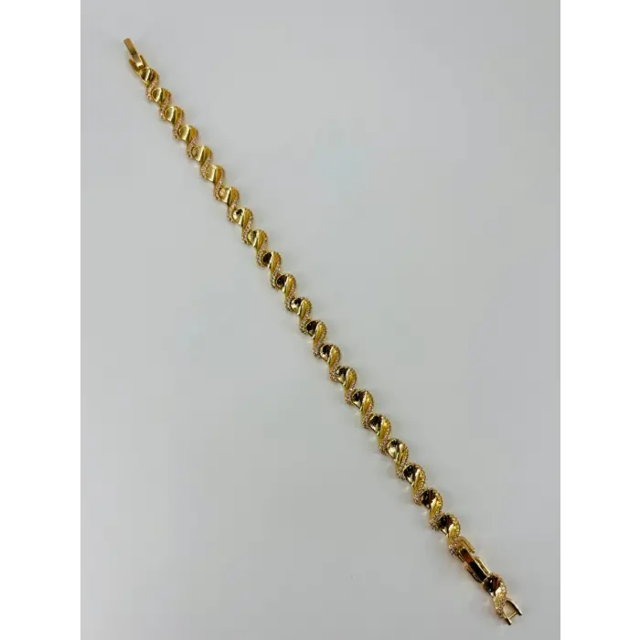 Renk  Pirinç Cm Bileklik 17+2 Cm  - Kbl0522