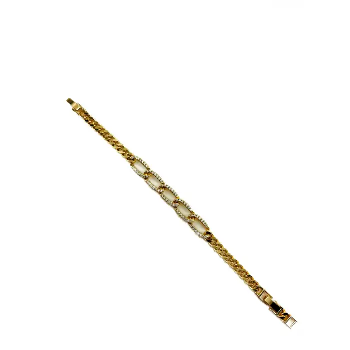 Renk  Pirinç Cm Bileklik 17+2 Cm  - Kbl0523