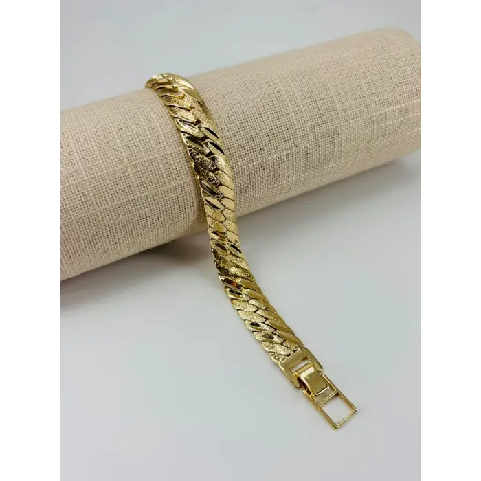 Renk  Pirinç Cm Bileklik 17+2 Cm  - Kbl0539