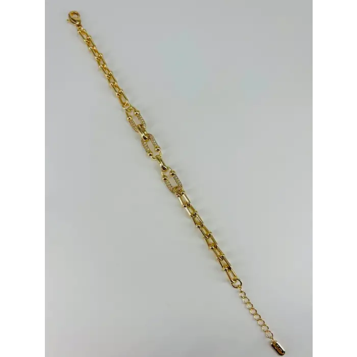 Renk  Pirinç Cm Bileklik 17+4 Cm  - Kbl0511