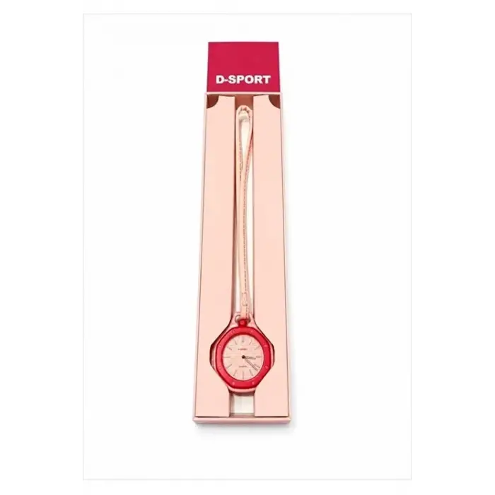 Renkli Lüks Saat Tasarımlı Çanta Süsü Bag Charm Anahtarlık Pembe