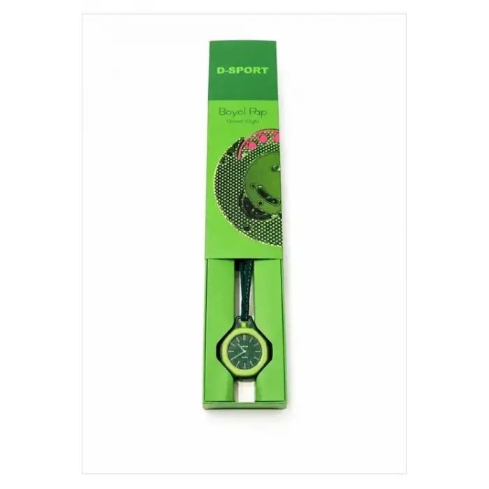 Renkli Lüks Saat Tasarımlı Çanta Süsü Bag Charm Anahtarlık Yeşil