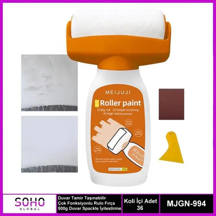 Rulo Boyama Hazneli Fırça