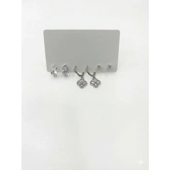 Sallantılı Altılı Küpe