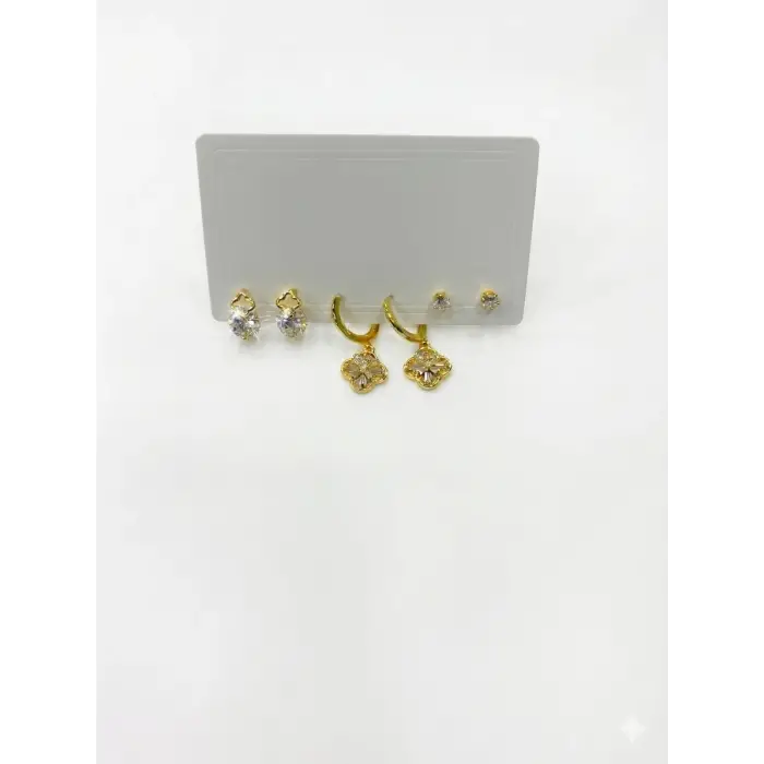 Sallantılı Altılı Küpe