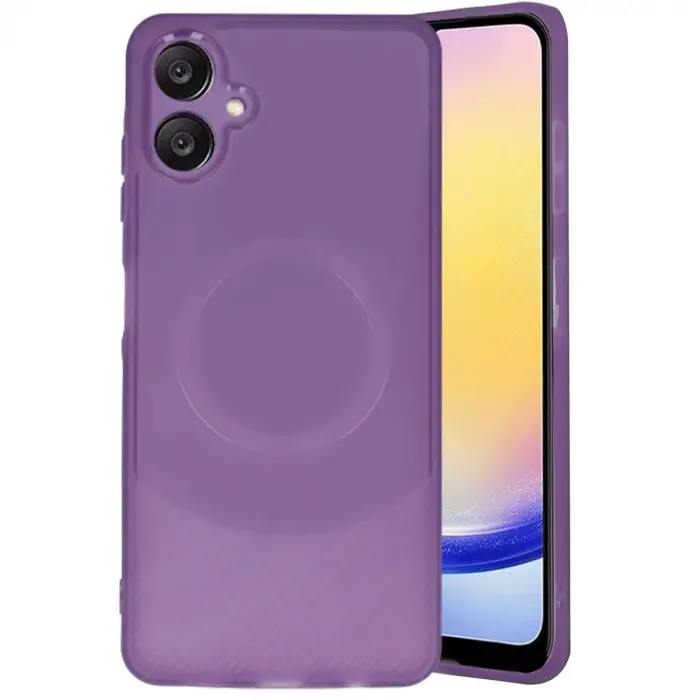 Samsung A06 Kılıf Maya Karbon Kapak - Mürdüm