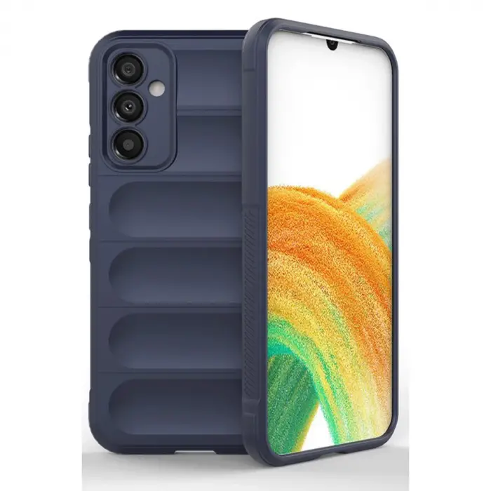 Samsung A56 Kılıf Optimum Silikon - Lacivert