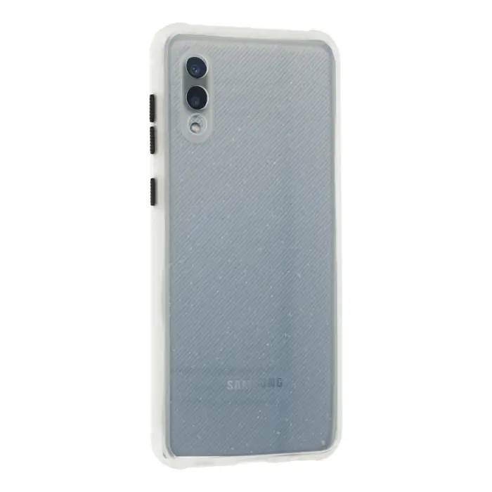Samsung Galaxy A02 Kılıf Miami Şeffaf Silikon - Şeffaf