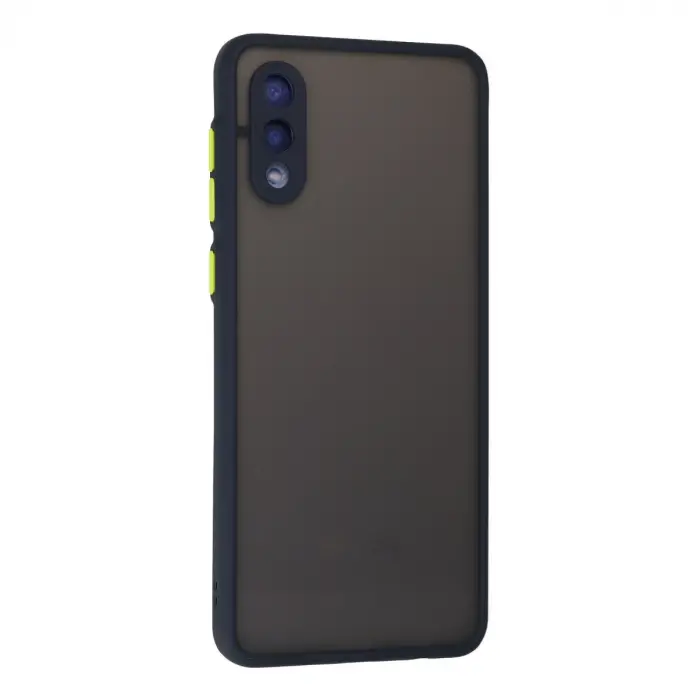 Samsung Galaxy A02 Kılıf Montreal Silikon Kapak - Lacivert