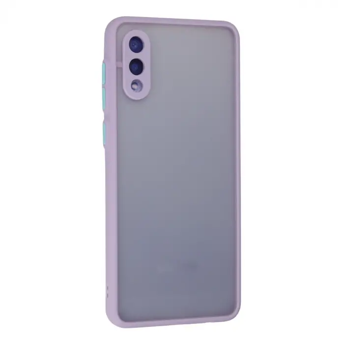 Samsung Galaxy A02 Kılıf Montreal Silikon Kapak - Mor