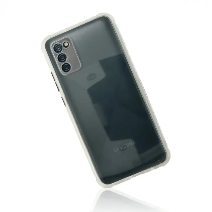 Samsung Galaxy A02s Kılıf Miami Şeffaf Silikon - Şeffaf