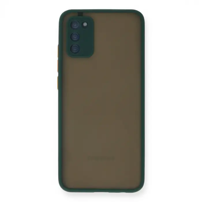 Samsung Galaxy A02s Kılıf Montreal Silikon Kapak - Yeşil