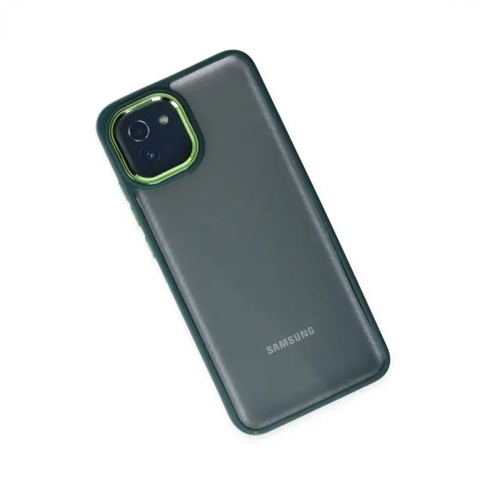 Samsung Galaxy A03 Kılıf Dora Kapak - Haki Yeşil