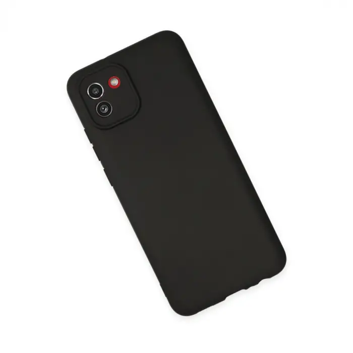 Samsung Galaxy A03 Kılıf First Silikon - Siyah