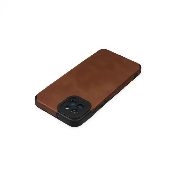 Samsung Galaxy A03 Kılıf Loop Deri Silikon - Kahverengi