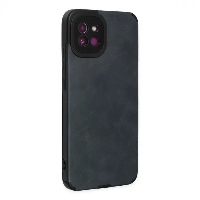 Samsung Galaxy A03 Kılıf Loop Deri Silikon - Lacivert