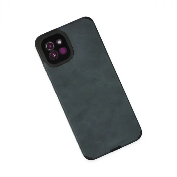 Samsung Galaxy A03 Kılıf Loop Deri Silikon - Lacivert