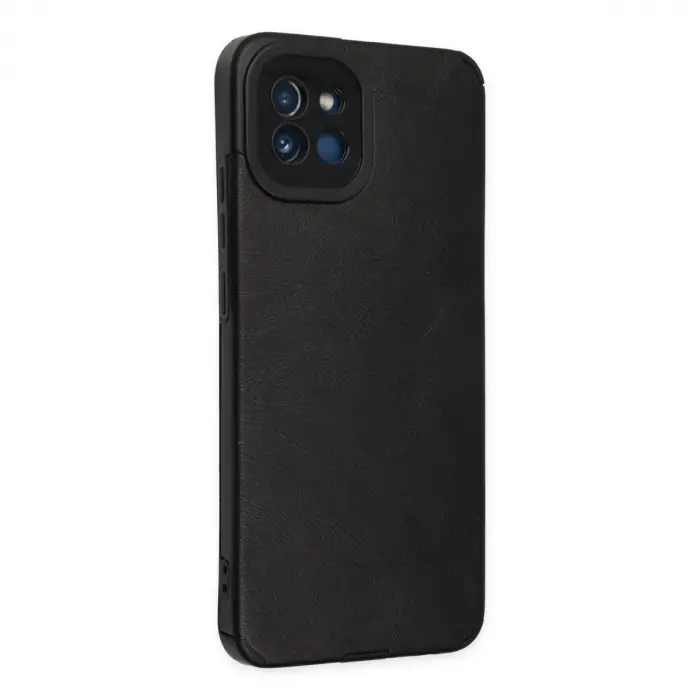 Samsung Galaxy A03 Kılıf Loop Deri Silikon - Siyah