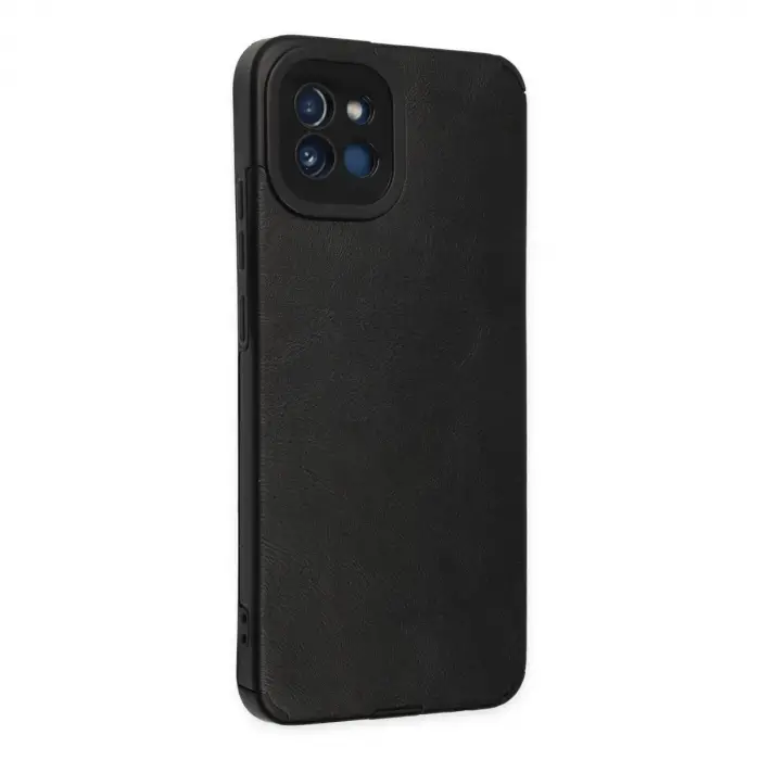 Samsung Galaxy A03 Kılıf Loop Deri Silikon - Siyah