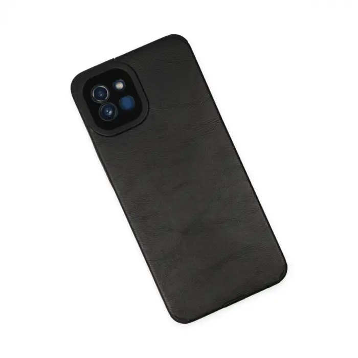 Samsung Galaxy A03 Kılıf Loop Deri Silikon - Siyah
