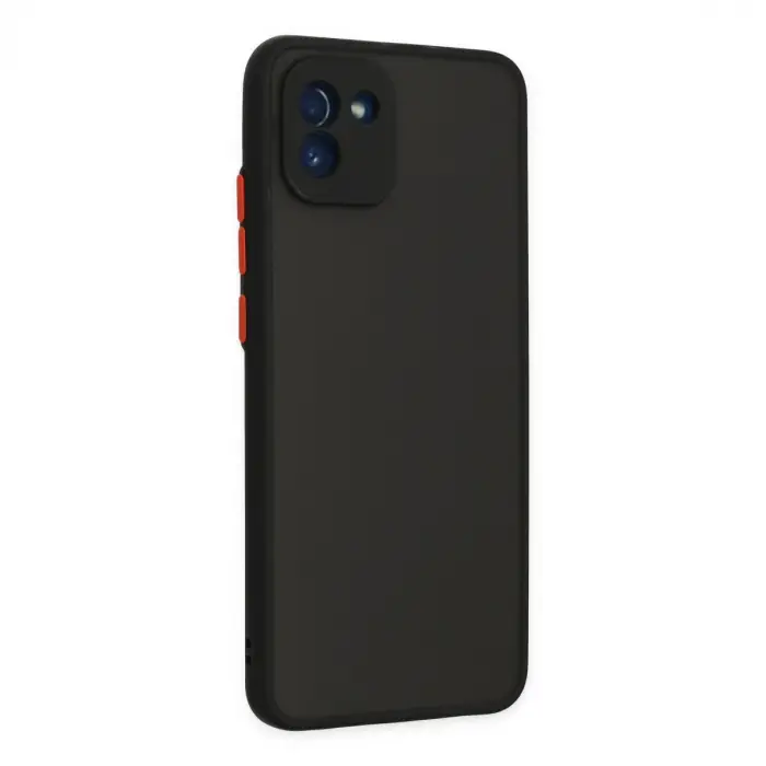 Samsung Galaxy A03 Kılıf Montreal Silikon Kapak - Siyah