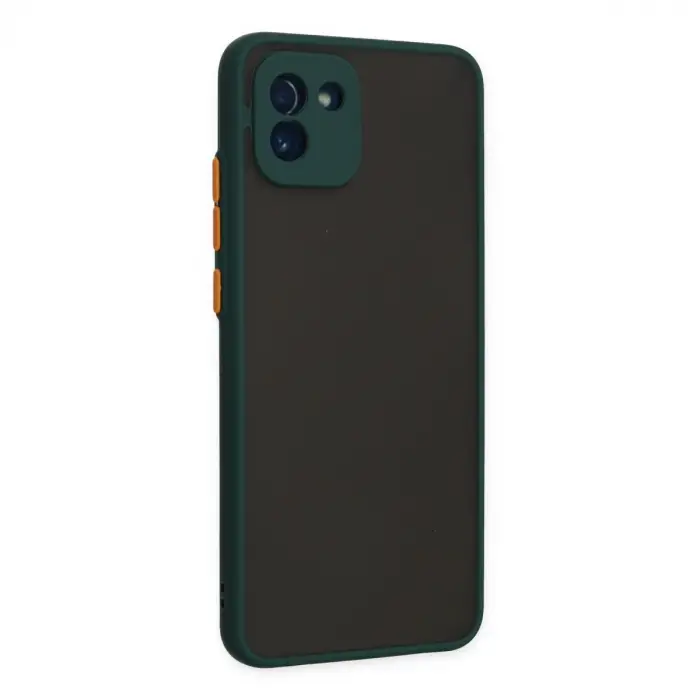 Samsung Galaxy A03 Kılıf Montreal Silikon Kapak - Yeşil