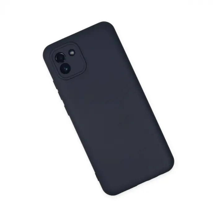 Samsung Galaxy A03 Kılıf Nano İçi Kadife Silikon - Lacivert