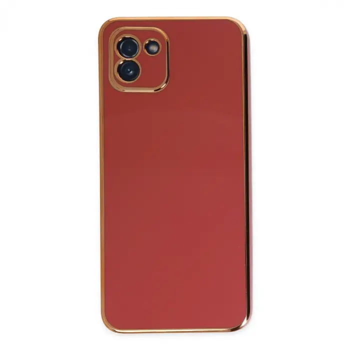 Samsung Galaxy A03 Kılıf Volet Silikon - Kırmızı