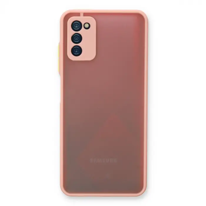 Samsung Galaxy A03s Kılıf Montreal Silikon Kapak - Pembe