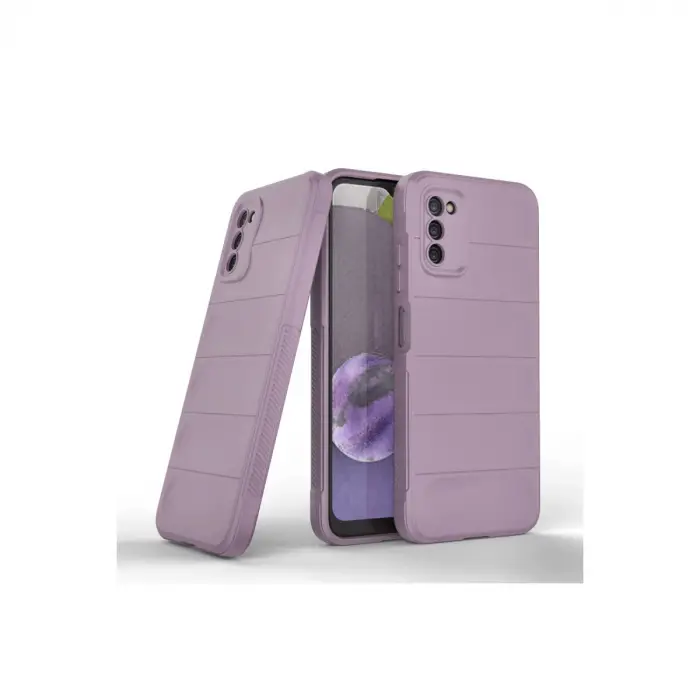 Samsung Galaxy A03s Kılıf Optimum Silikon - Mor