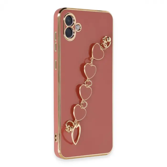 Samsung Galaxy A04 Kılıf Esila Silikon - Kırmızı