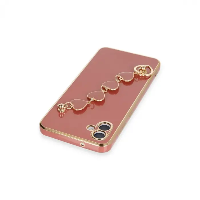 Samsung Galaxy A04 Kılıf Esila Silikon - Kırmızı