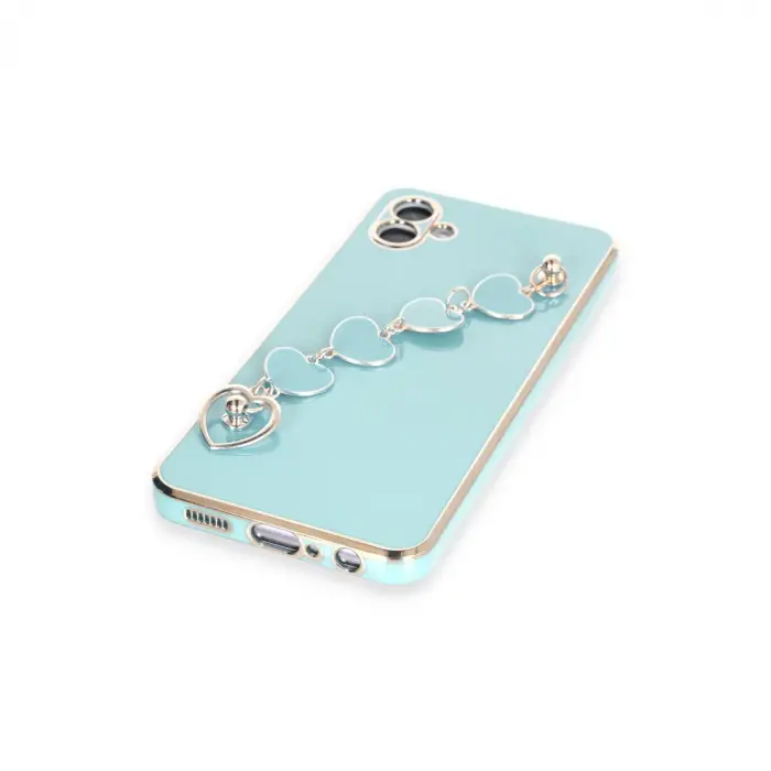 Samsung Galaxy A04 Kılıf Esila Silikon - Su Yeşili