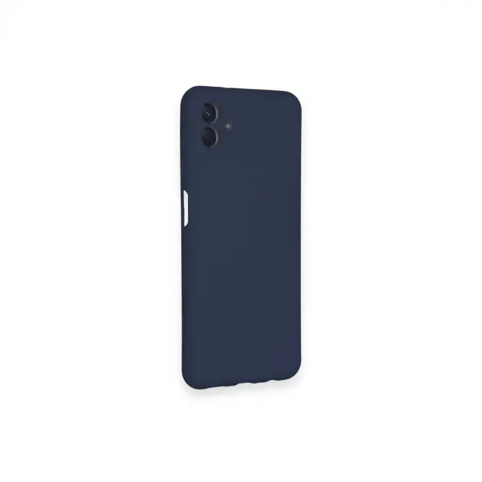 Samsung Galaxy A04 Kılıf Nano İçi Kadife Silikon - Lacivert