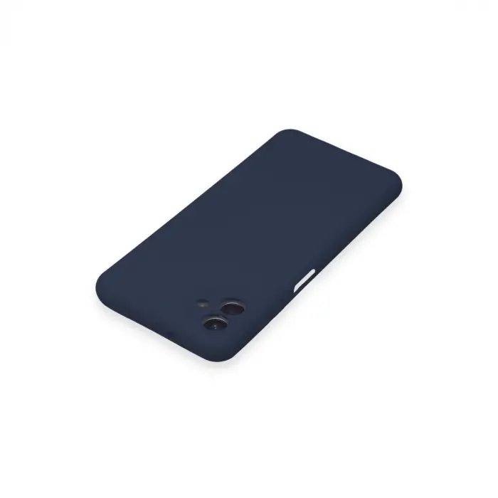 Samsung Galaxy A04 Kılıf Nano İçi Kadife Silikon - Lacivert
