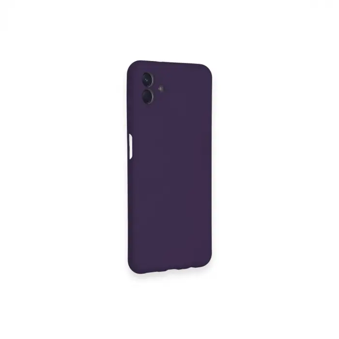 Samsung Galaxy A04 Kılıf Nano İçi Kadife Silikon - Mor